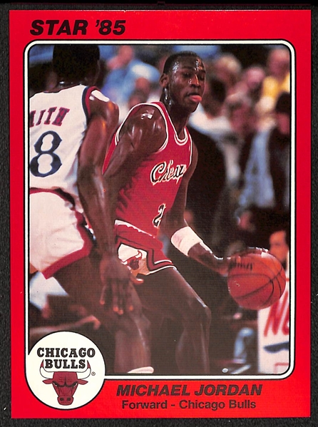 1984-85 Star Team Supers Chicago Bulls  5x7 with Michael Jordan Rookie 